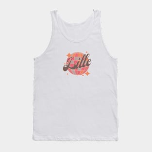 Lille City France Retro Vintage Dance Tank Top